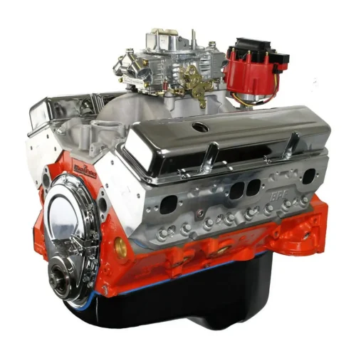 SBC 383 Crate Engine – Base Dressed w_Alm Heads